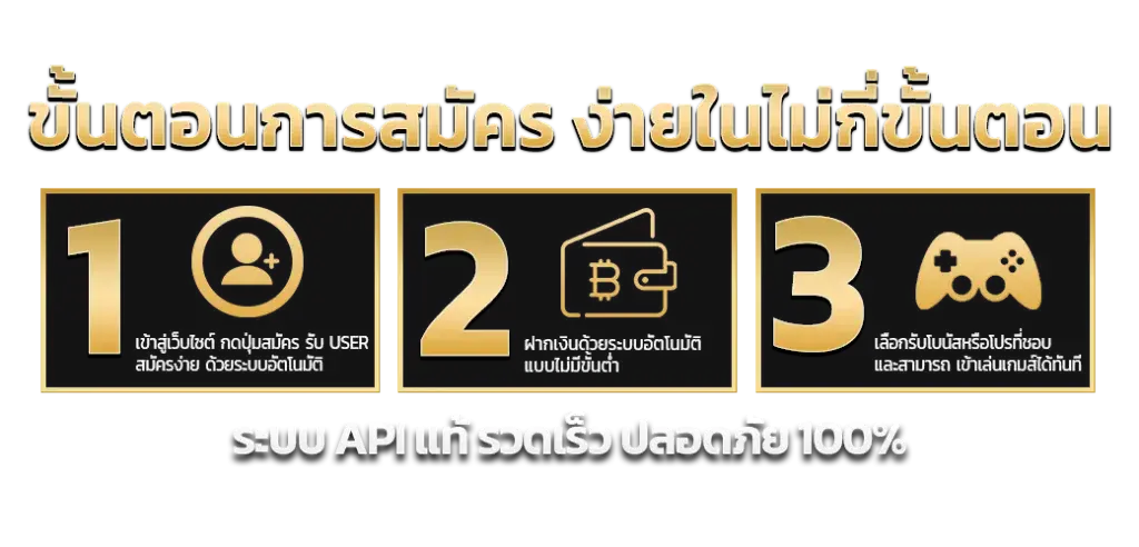 ขั้นตอนการสมัคร ง่ายในไม่กี่ขั้นตอน